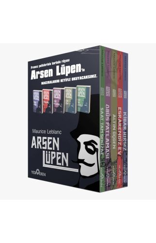 Arsen Lüpen Kutulu 5 Kitap Set/Maurice Leblanc/Yediveren