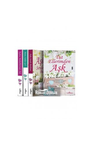Aşk Hikayeleri Kitap Seti - 4 Kitap Takım - Akif Bayrak