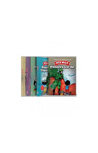 ÇOCUKLAR İÇİN ATATÜRK'LE YOLCULUK SETİ  5 KİTAPLIK  8-12 YAŞ