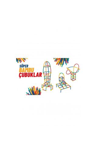 Dede Bambu Çubuklar Sihirbaz Çubuklar 300 Parça Oyuncak Bambu Çubuk Eğitici Oyuncak