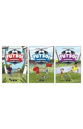 Dersimiz Futbol Akademisi Seti 3 Kitap Takım 
