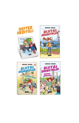 Dijital Dedektifler 3.Kitap Defter Hediyeli/Orhan Toker/Acayip 