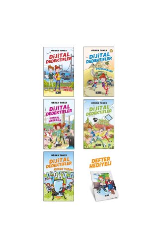 Dijital Dedektifler 5.Kitap Defter Hediyeli/Orhan Toker/Acayip 