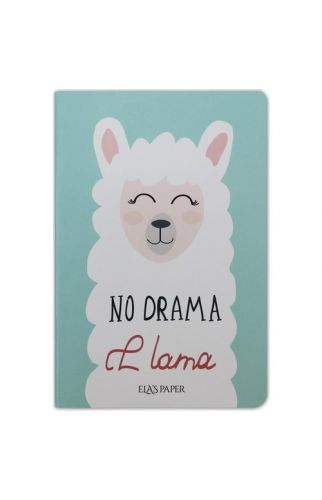 Ela's Paper Lama Çizgisiz Defter Mavi