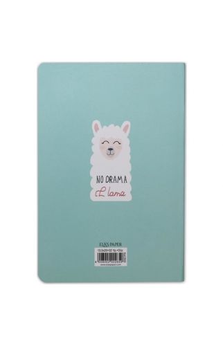 Ela's Paper Lama Çizgisiz Defter Mavi