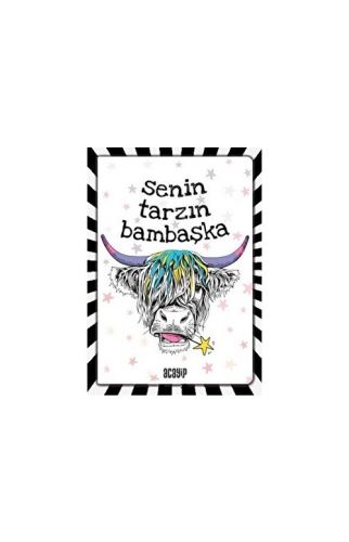 Havalı Lama Defter - Çılgın Defterler