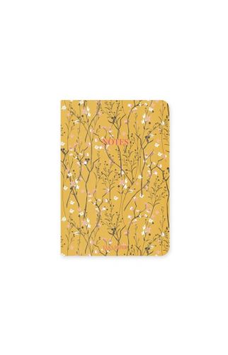 İnce Kapak Çizgili Defter Flora Hardal