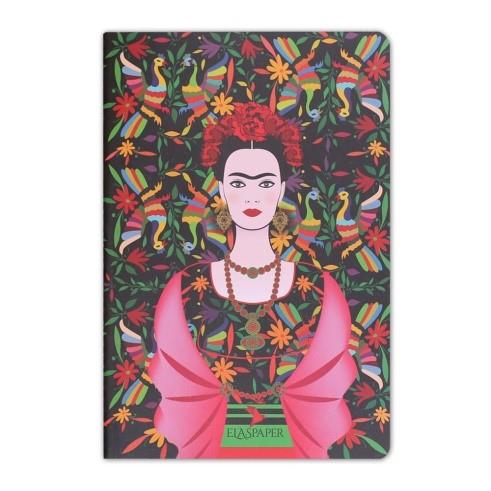 Frida Kahlo Walpaper Baskılı İnce Kapak Çizgisiz Defter