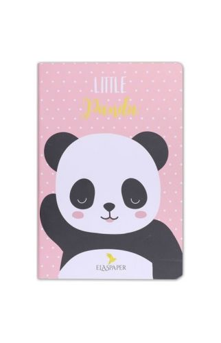 Panda Little Pembe Defter