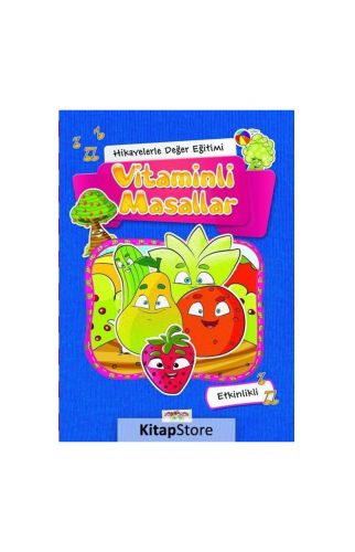 Şebnem Güler Karacan - Vitaminli Masallar - Mavi Renk 9786055394561 - Şebnem Güler Karacan
