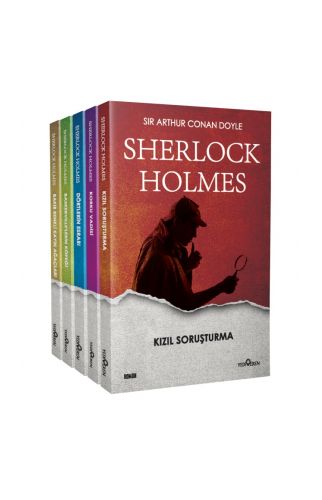 Sherlock Holmes Serisi Seti - 5 Kitap Takım - Yediveren Yayınları