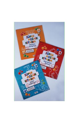 SÜPER MOZAİK KİTABIM 3 KİTAP SET 2-5 yaş 